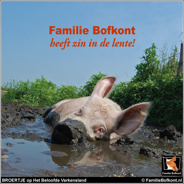 Familie Bofkont heeft zin in de lente!