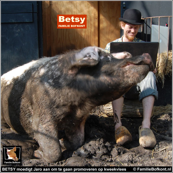 BETSY moedigt Jaro aan om te gaan promoveren op kweekvlees
